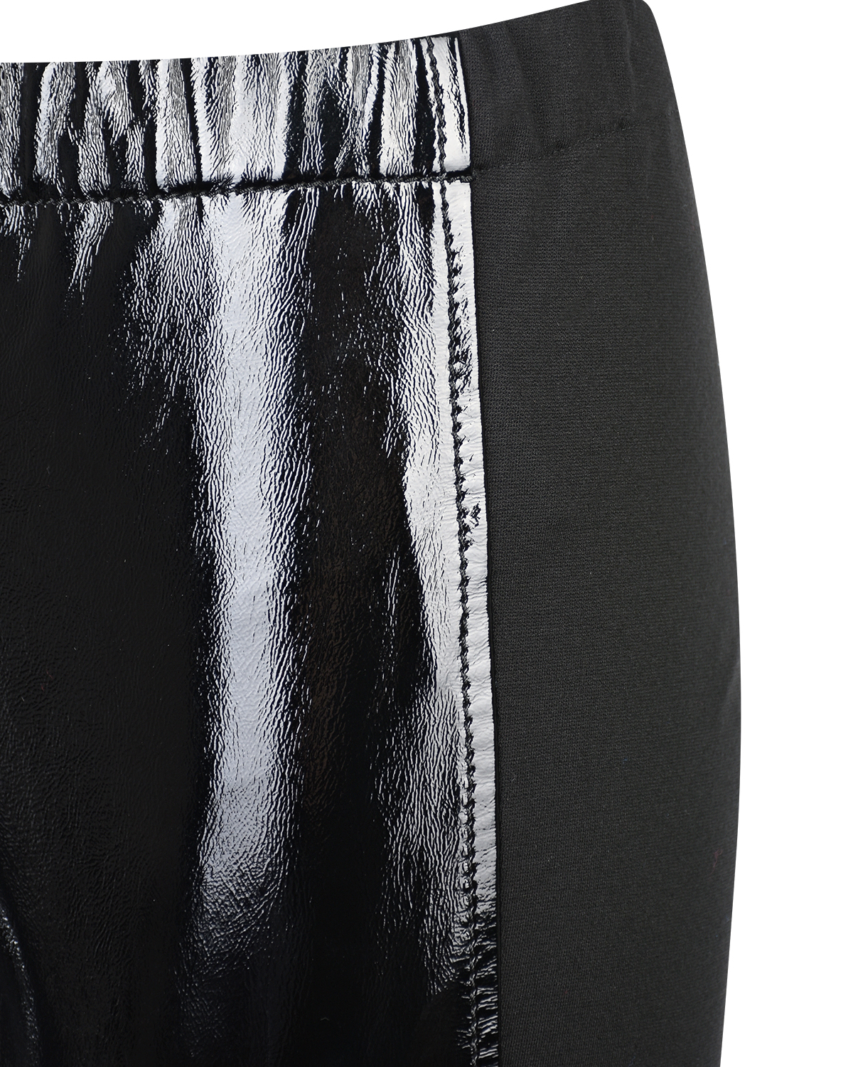 Черные брюки из виниловой кожи Parosh - фото 7