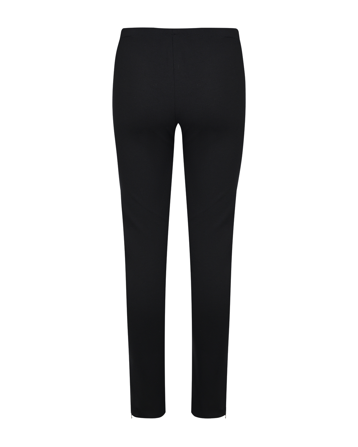 Черные кожанные брюки-леггинсы Parosh, размер 42, цвет черный - фото 6