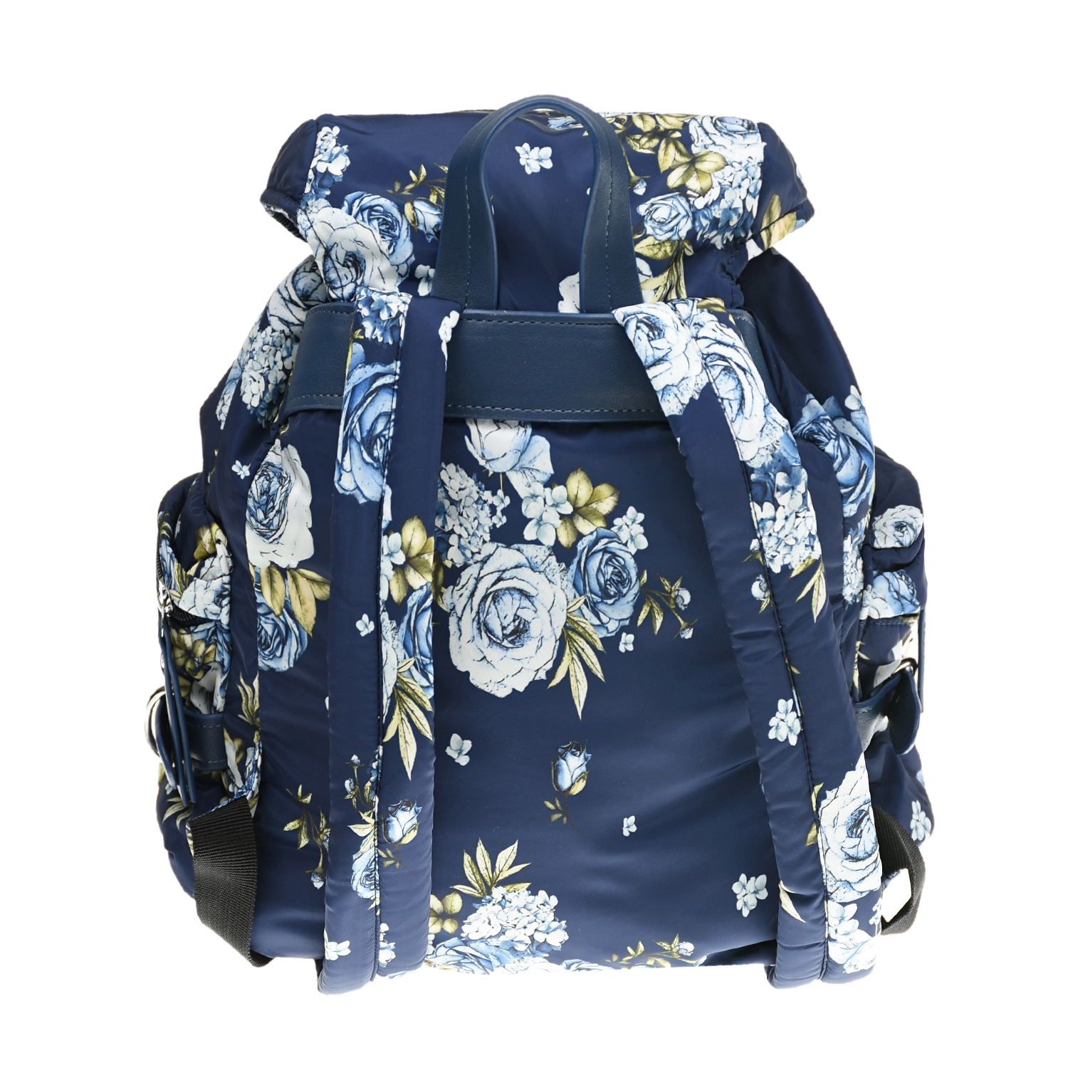 Синий рюкзак с цветочным принтом Monnalisa детский, размер unica - фото 3