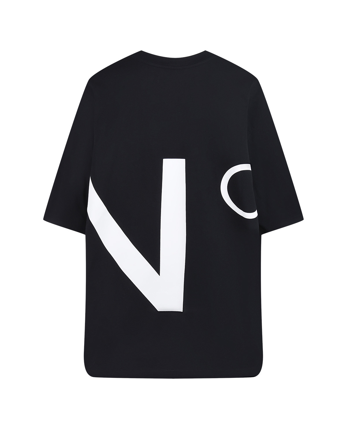 Черная футболка с логотипом No. 21, размер 40, цвет черный - фото 5