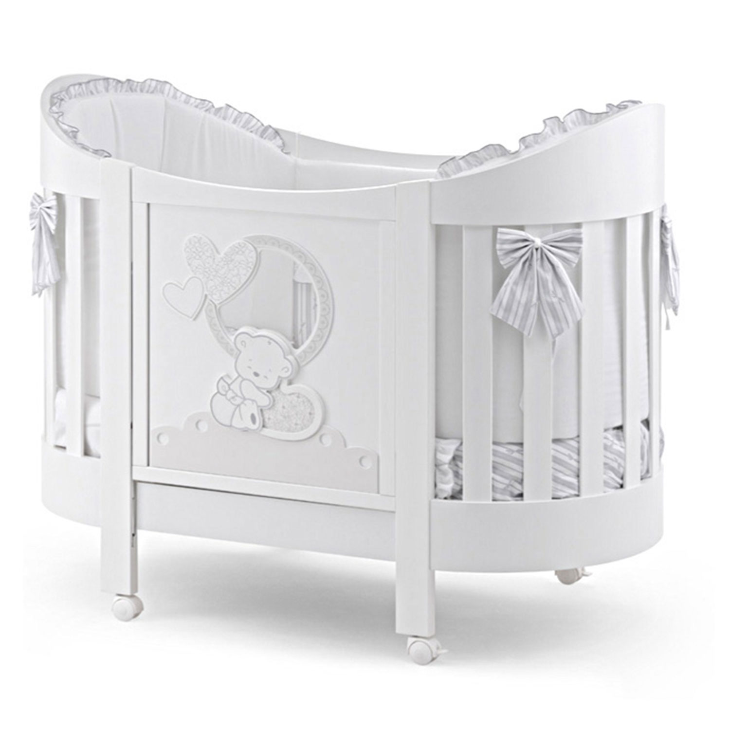 Овальная кроватка. Кроватка Italbaby Love Oval. Колыбель Italbaby Amore Aurora. Кроватка Italbaby Happy Family Oval. Колыбель Italbaby peluche primo Nido.