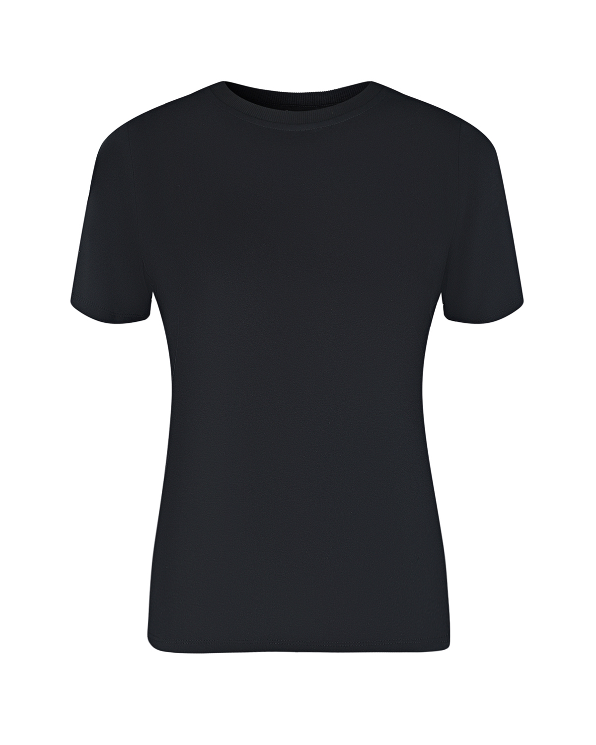 Черная базовая футболка Dan Maralex, размер 44, цвет нет цвета