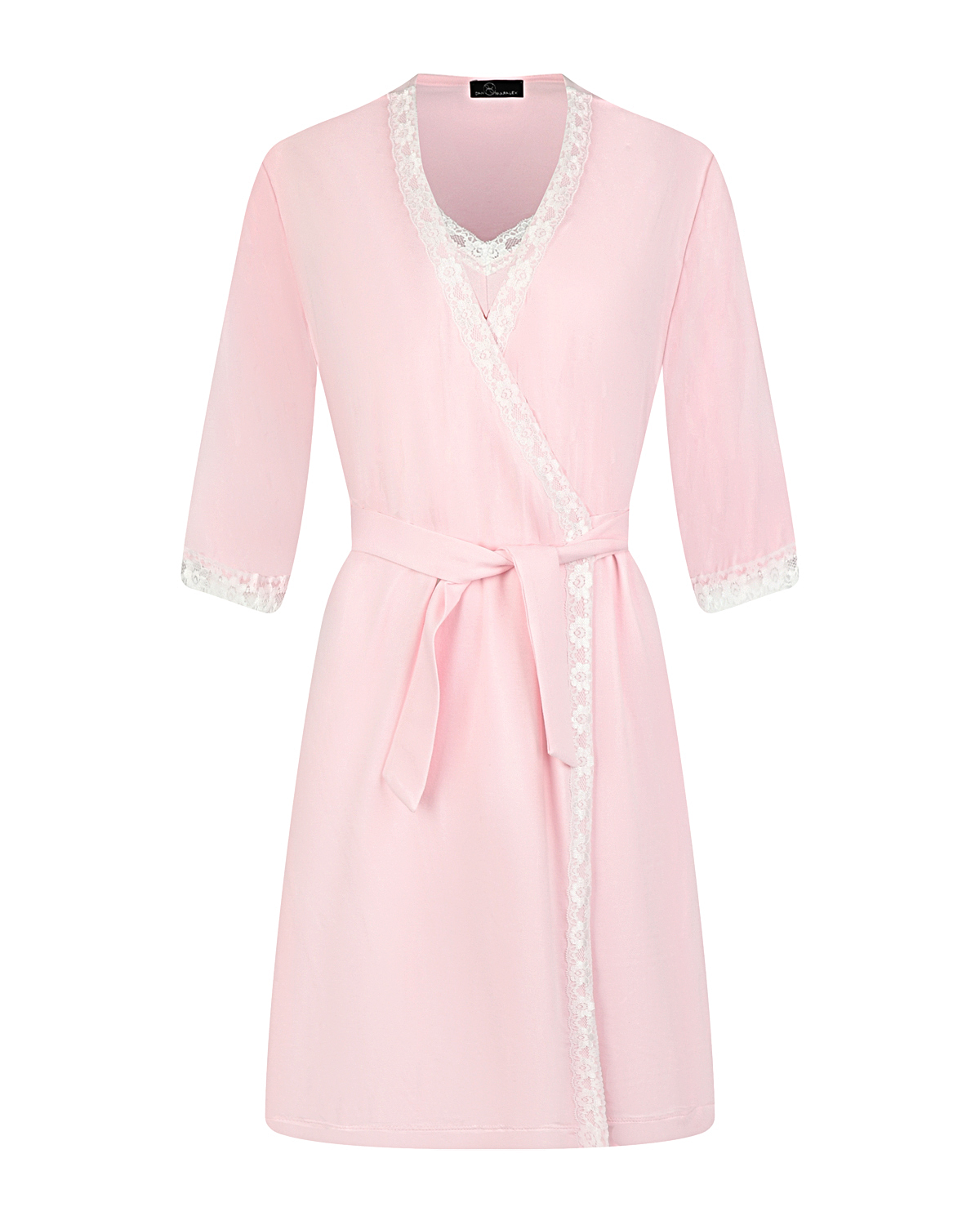 Комплект: халат и комбинация, розовый Dan Maralex, размер 42