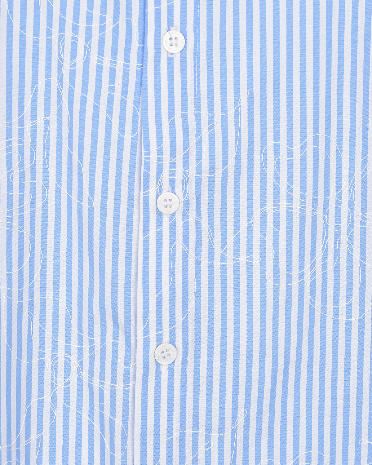 Голубая рубашка в полоску для беременных Cache Coeur, размер 40, цвет голубой - фото 9