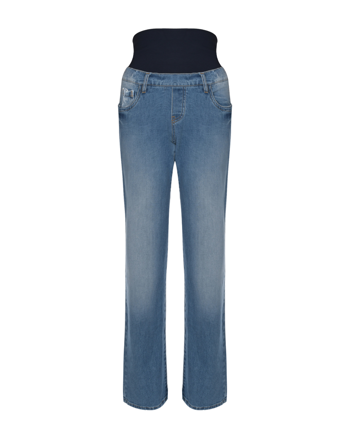 Синие джинсы для беременных HI-RISE STRAIGHT Pietro Brunelli, размер 44, цвет синий