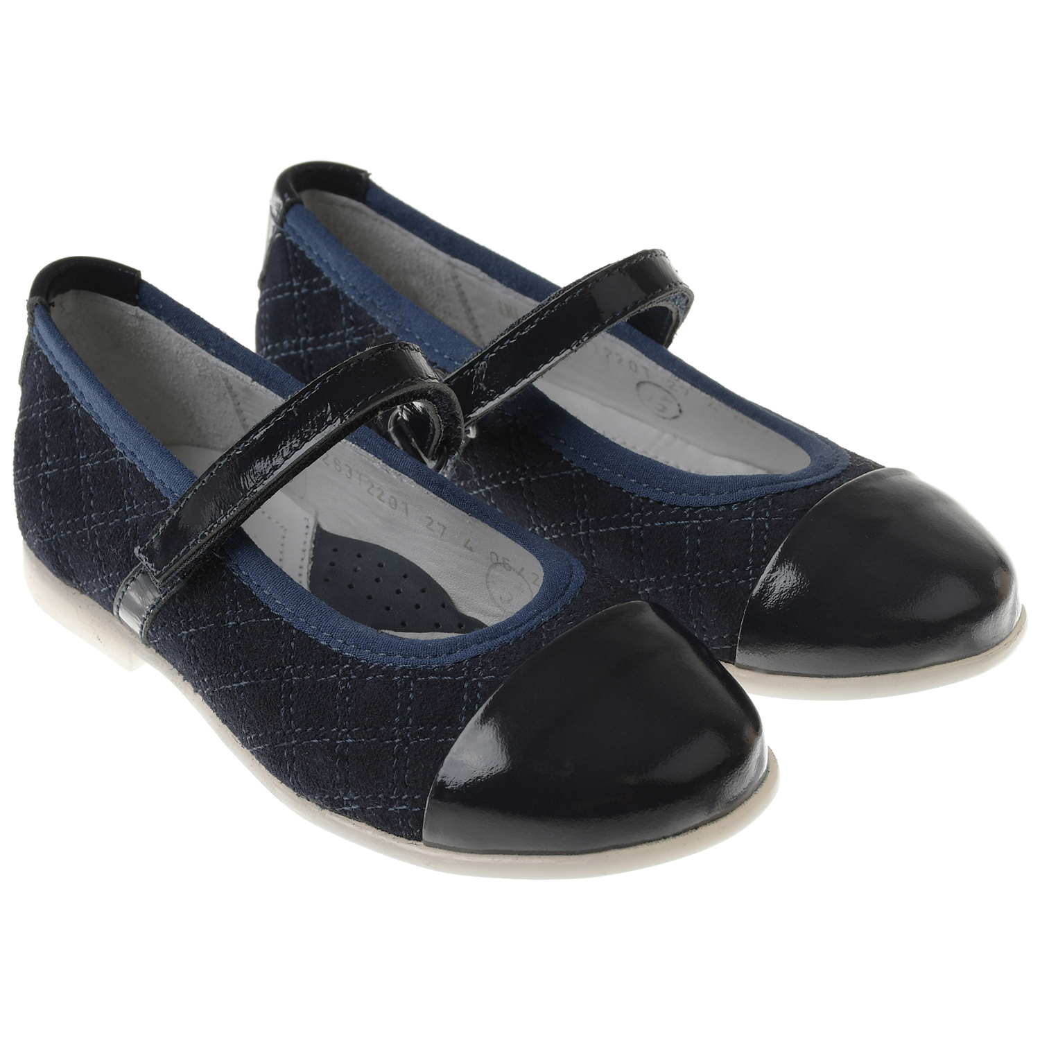 Туфли на толстой подошве Riconte детские, размер 27, цвет синий - фото 1