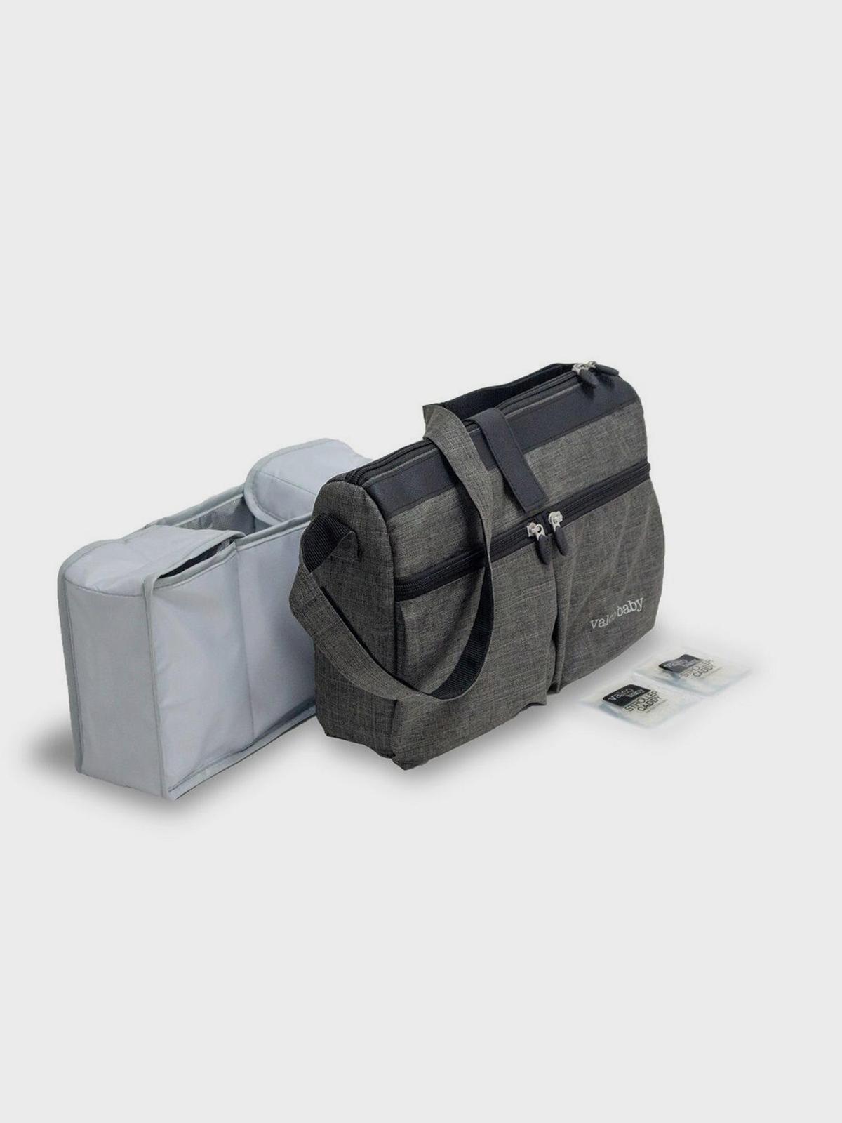 Сумка All Purpose Caddy, Charcoal, темно-серый, 10x32x24 см Valco Baby Вид№3