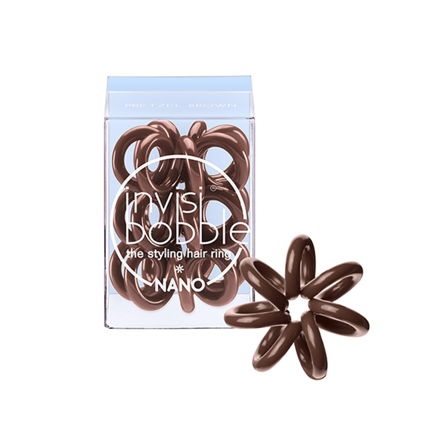 

Резинка для волос Invisibobble Nano Pretzel Brown детская, Нет цвета, Резинка для волос Invisibobble Nano Pretzel Brown детская