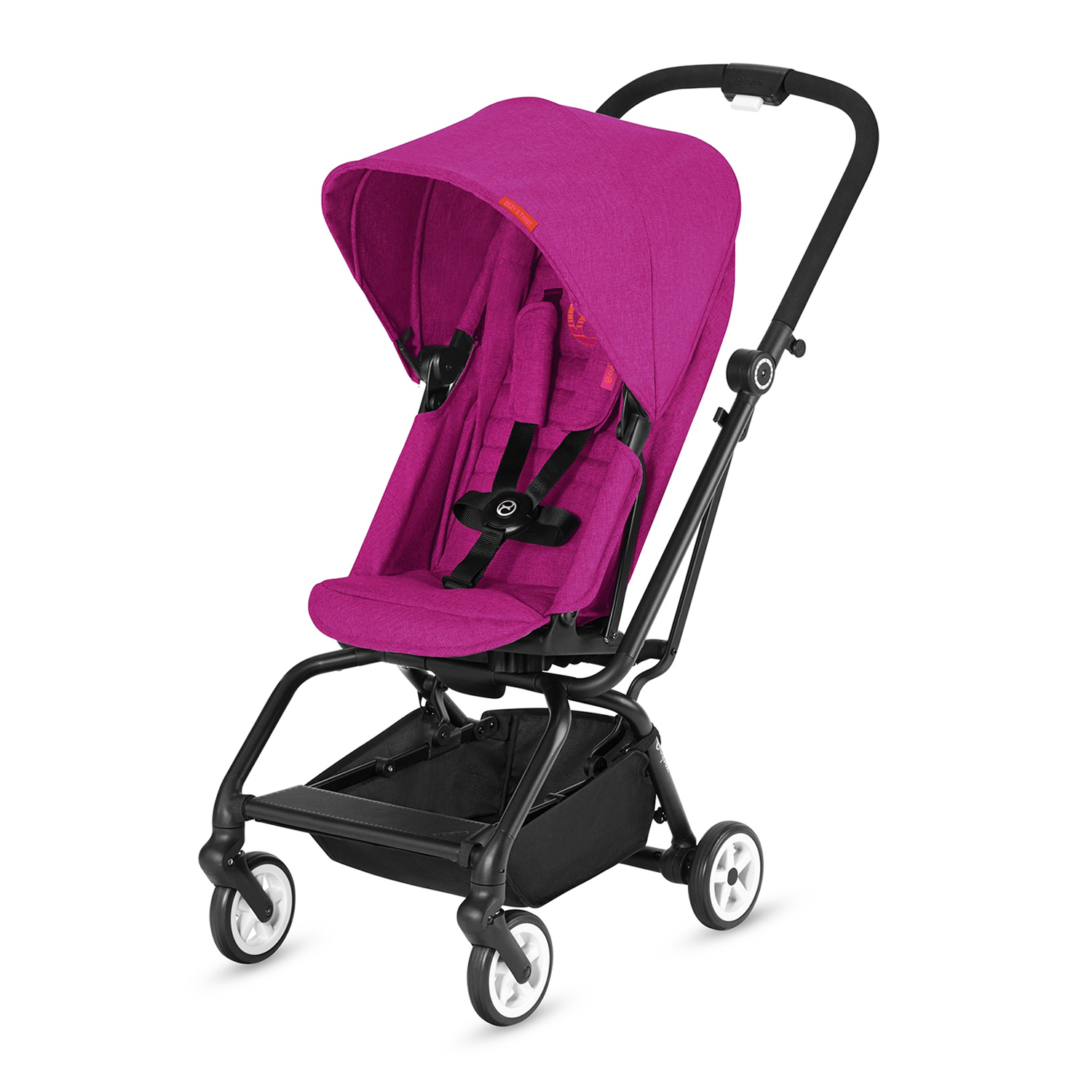 Коляска прогулочная Eezy S Twist Fancy Pink, розовый CYBEX прогулочная коляска детская cybex eezy s plus 2 beach blue с бампером 6м