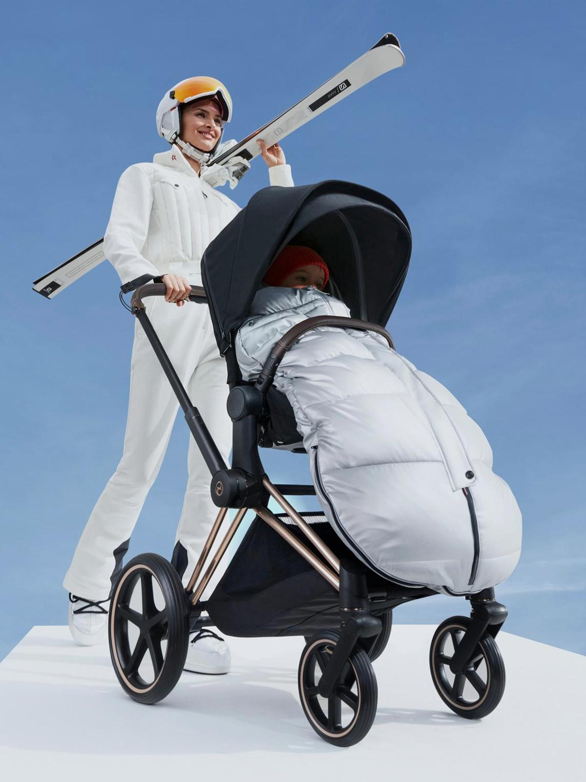 Накидка для ног для коляски PRIAM Winter Arctic Silver CYBEX Вид№5