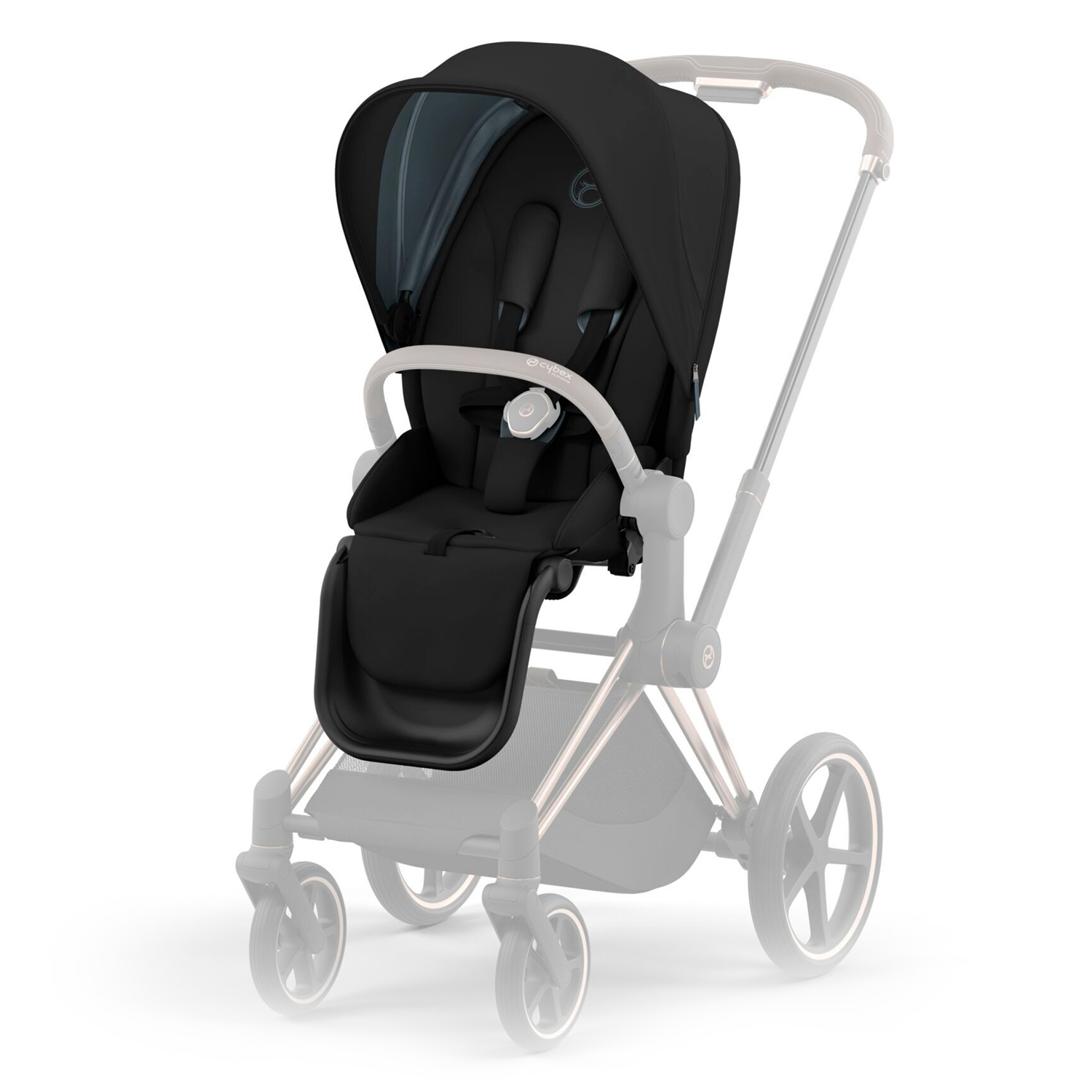 Ткань прогулочного блока для коляски Cybex Priam IV Deep Black cybex подножка для старшего ребёнка к коляске priam balios s 2019