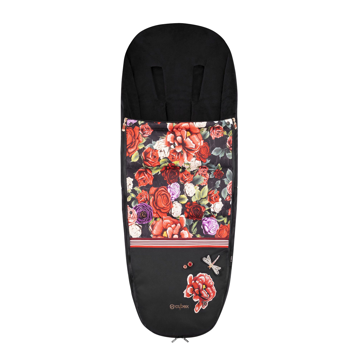 Накидка для ног для коляски  PRIAM Spring Blossom Dark CYBEX, цвет нет цвета - фото 1