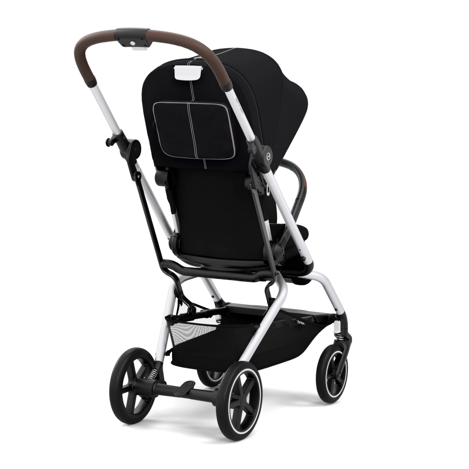 Коляска прогулочная Eezy S Twist+ 2 SLV Moon Black с бампером CYBEX Вид№4