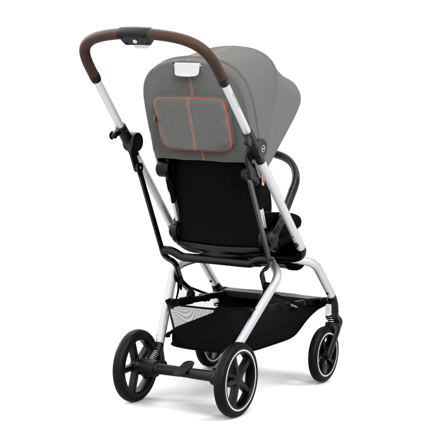 Коляска прогулочная Eezy S Twist+ 2 SLV Lava Grey с бампером CYBEX Вид№4