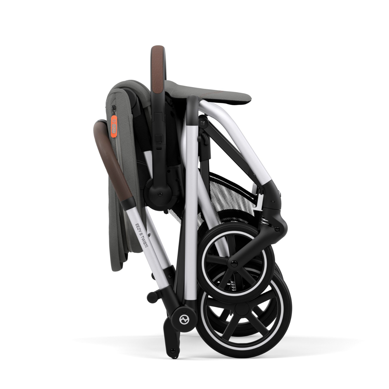 Коляска прогулочная Eezy S Twist+ 2 SLV Lava Grey с бампером CYBEX Вид№8