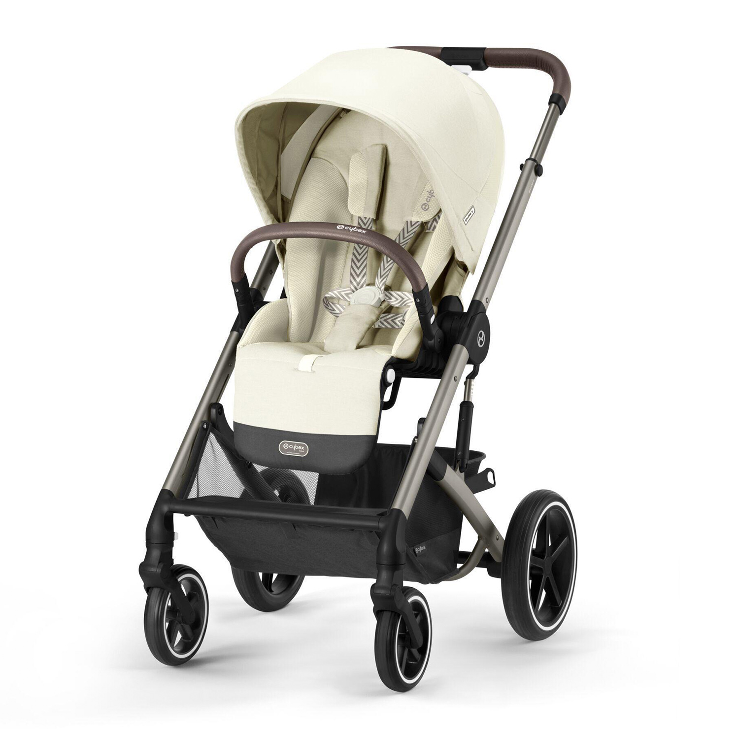 Прогулочная коляска Balios S Lux TPE Seashell Beige CYBEX cybex подножка для старшего ребёнка к коляске priam balios s 2019