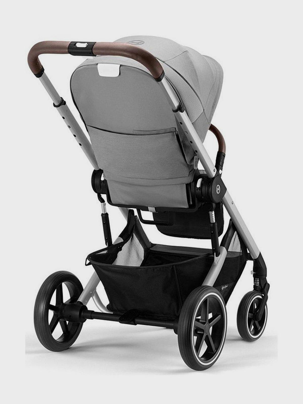 Коляска прогулочная Balios S Lux SLV Lava Grey с дождевиком CYBEX Вид№2