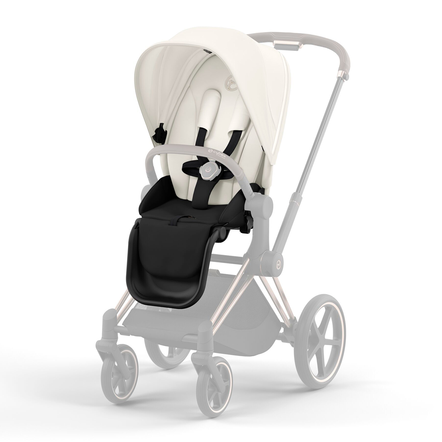 Набор чехлов прогулочного блока для коляски Priam IV Off White CYBEX cybex подножка для старшего ребёнка к коляске priam balios s 2019