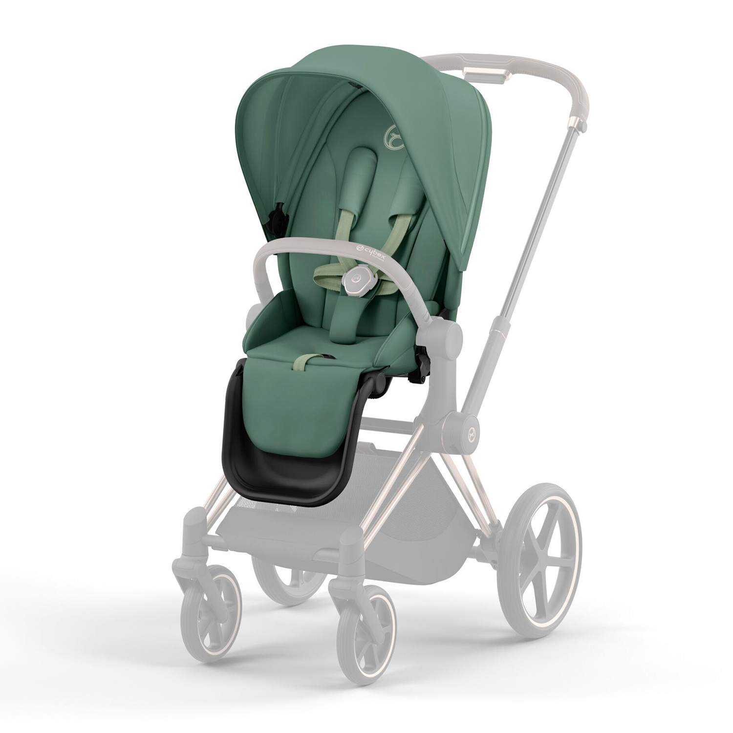 Набор чехлов прогулочного блока для коляски Cybex Priam IV Leaf Green cybex подножка для старшего ребёнка к коляске priam balios s 2019