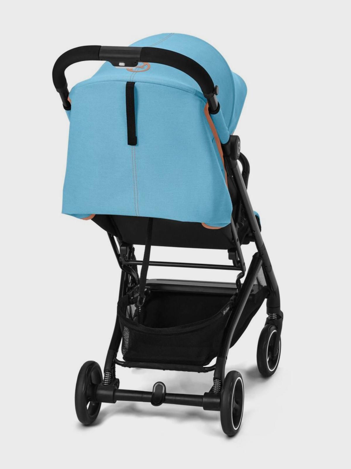 Коляска Beezy Beach Blue с дождeвиком и бампером CYBEX Вид№4