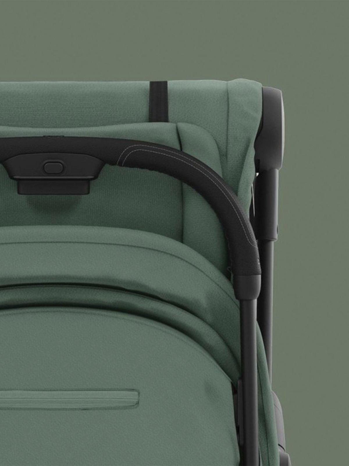 Коляска 2 в 1 CYBEX Priam IV Rosegold 2 в 1 цвет Leaf Green в комплекте со спальным блоком Lux Carry Cot Вид№7