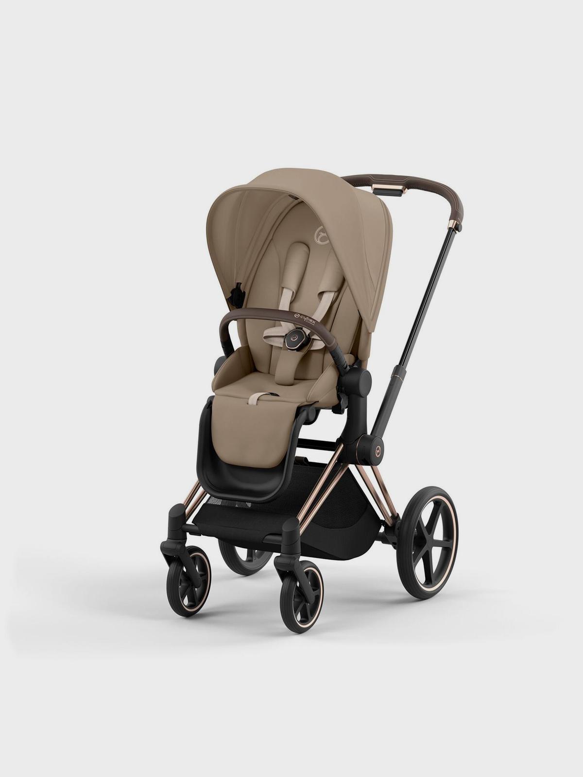 Коляска 2 в 1 Priam IV Rosegold, Cozy Beige со спальным блоком Lux Carry Cot CYBEX Вид№2