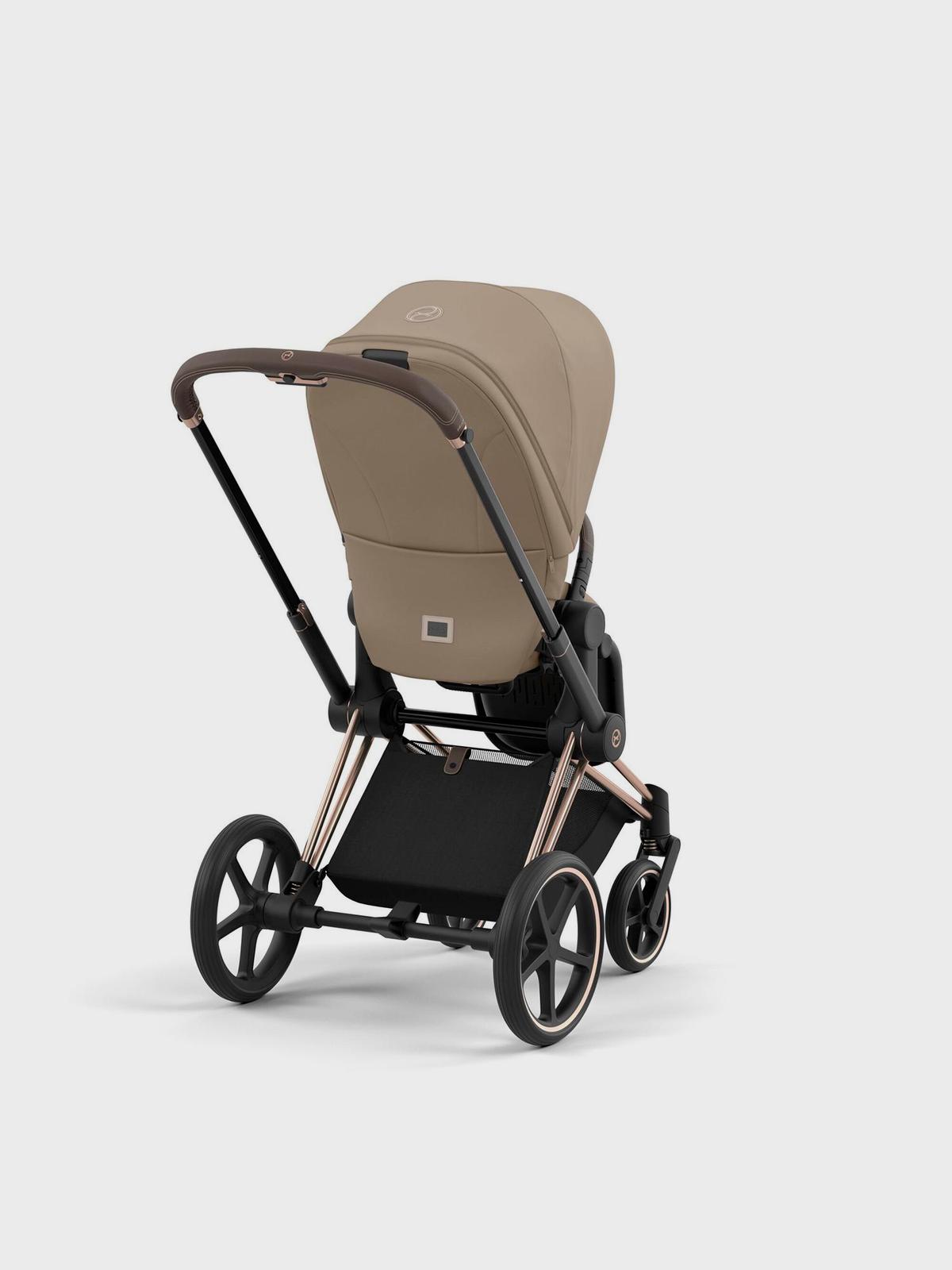 Коляска 2 в 1 Priam IV Rosegold, Cozy Beige со спальным блоком Lux Carry Cot CYBEX Вид№6