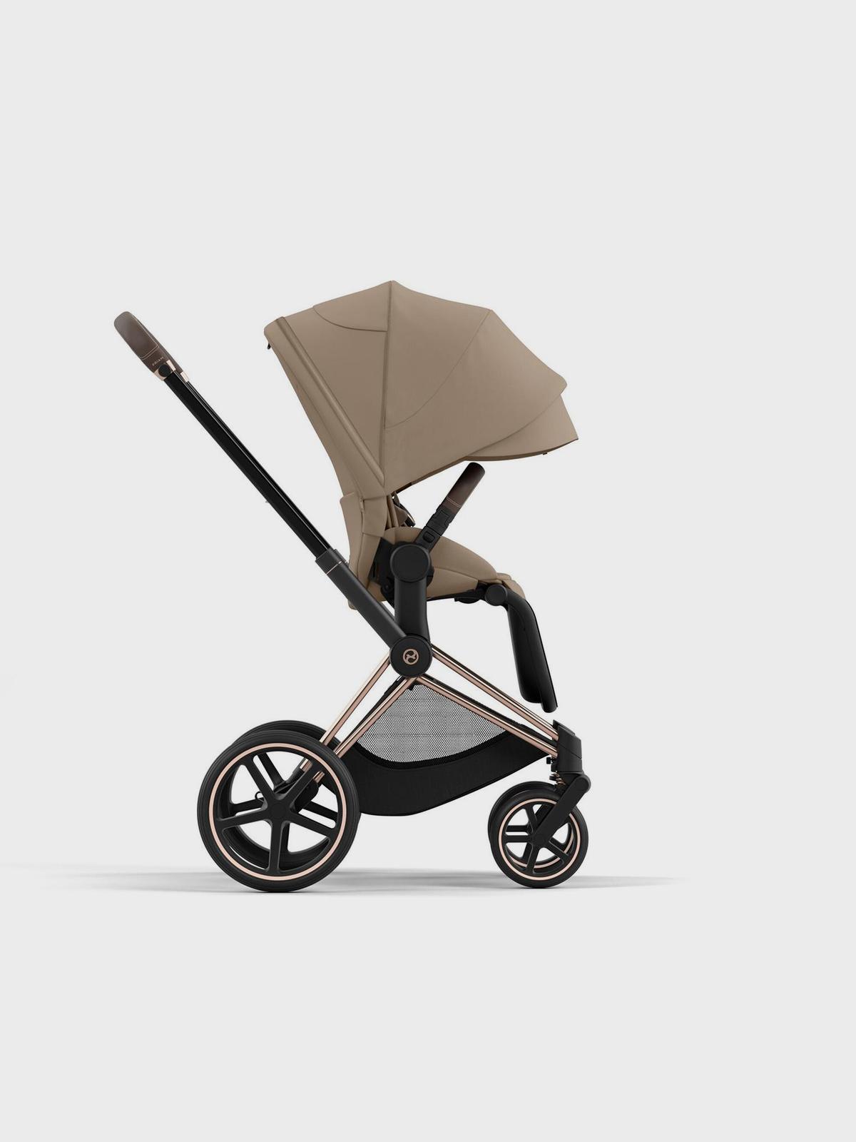 Коляска 2 в 1 Priam IV Rosegold, Cozy Beige со спальным блоком Lux Carry Cot CYBEX Вид№7