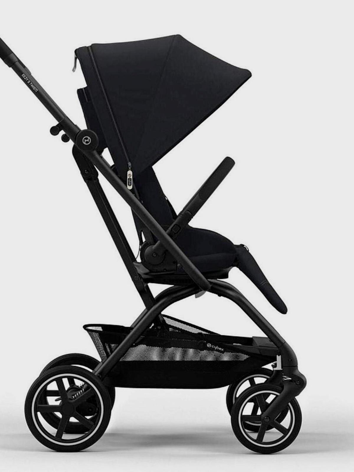 Коляска Eezy S Twist+2 BLK Magic Black с дождeвиком и бампером CYBEX Вид№3