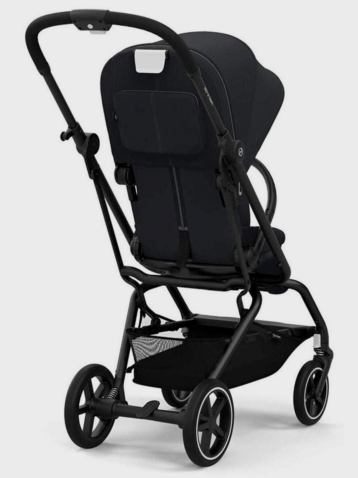 Коляска Eezy S Twist+2 BLK Magic Black с дождeвиком и бампером CYBEX Вид№4