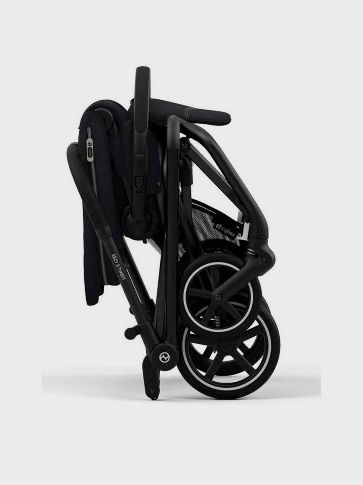 Коляска Eezy S Twist+2 BLK Magic Black с дождeвиком и бампером CYBEX Вид№7