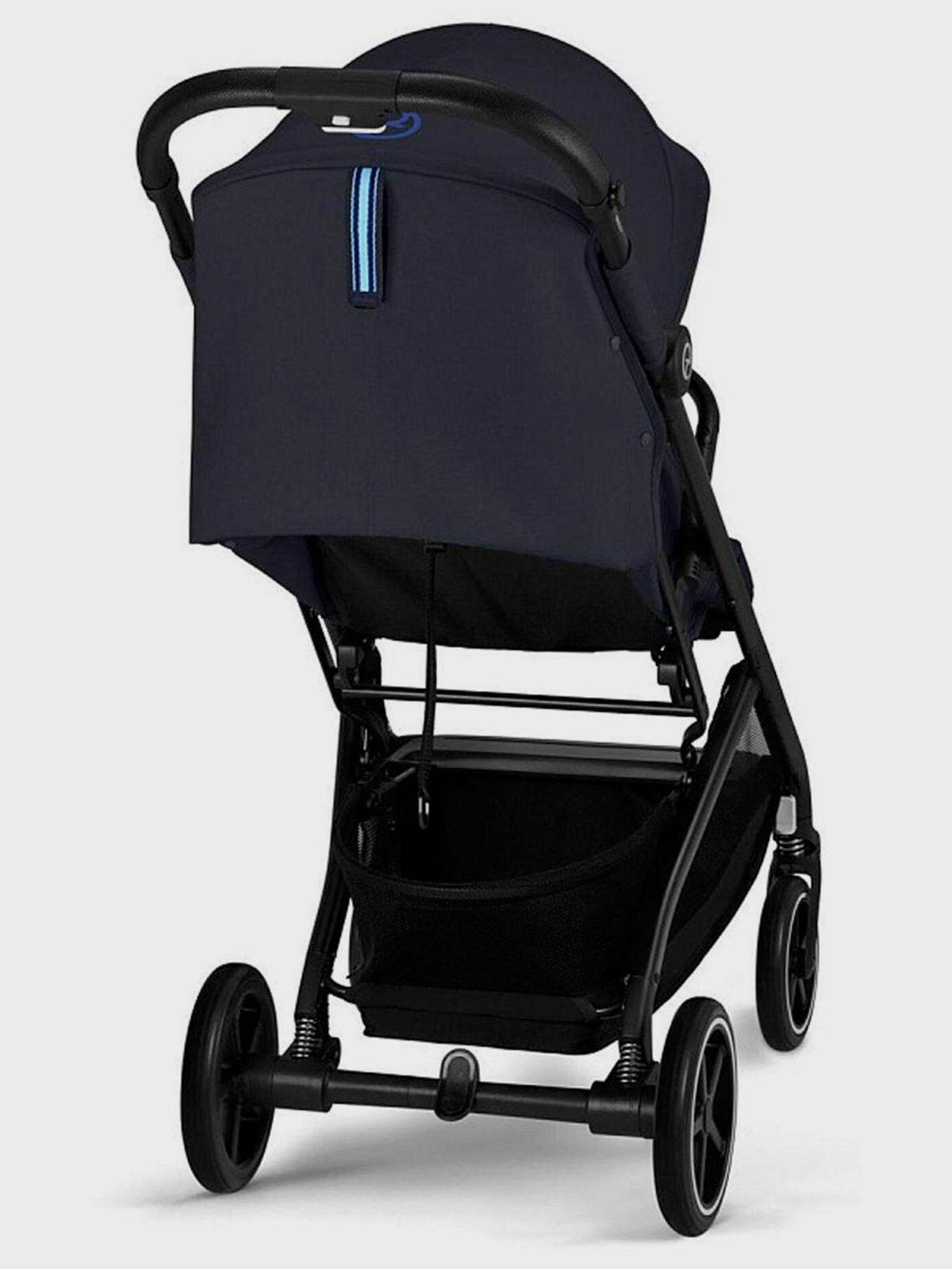 Коляска Beezy Dark Blue с дождeвиком и бампером CYBEX Вид№6