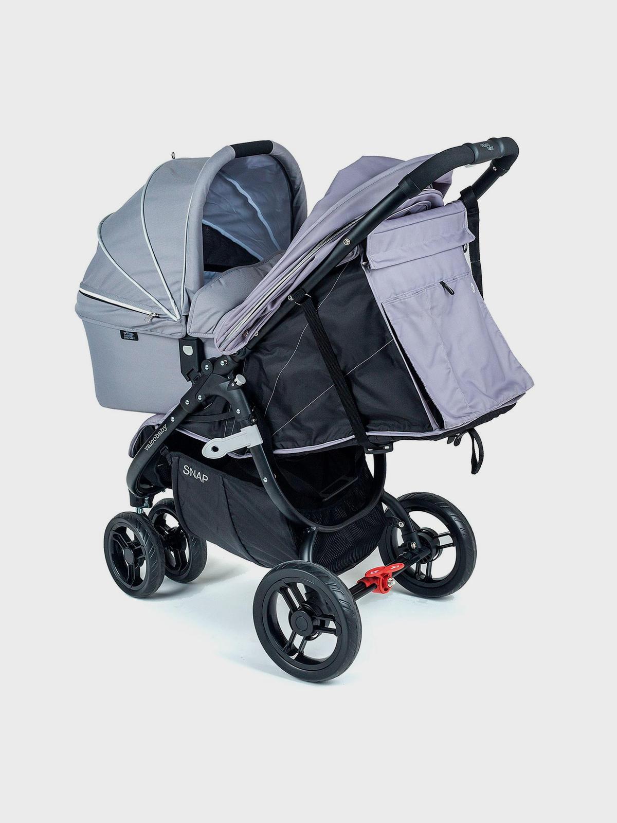 Люлька External Bassinet для Snap & Snap4 / Cool Grey Valco Baby Вид№7