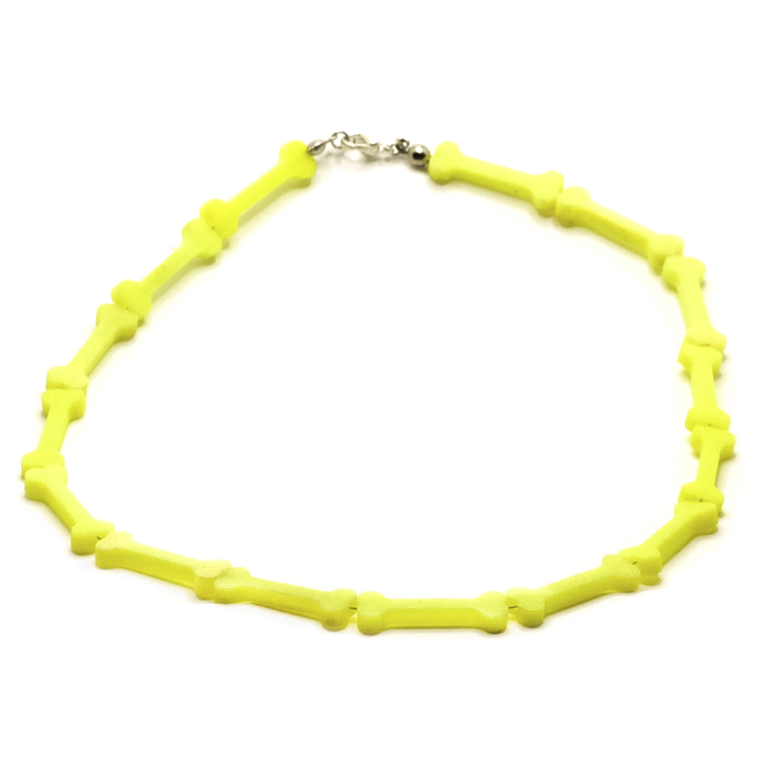 Желтое ожерелье из костей Gera детское, цвет нет цвета - фото 1