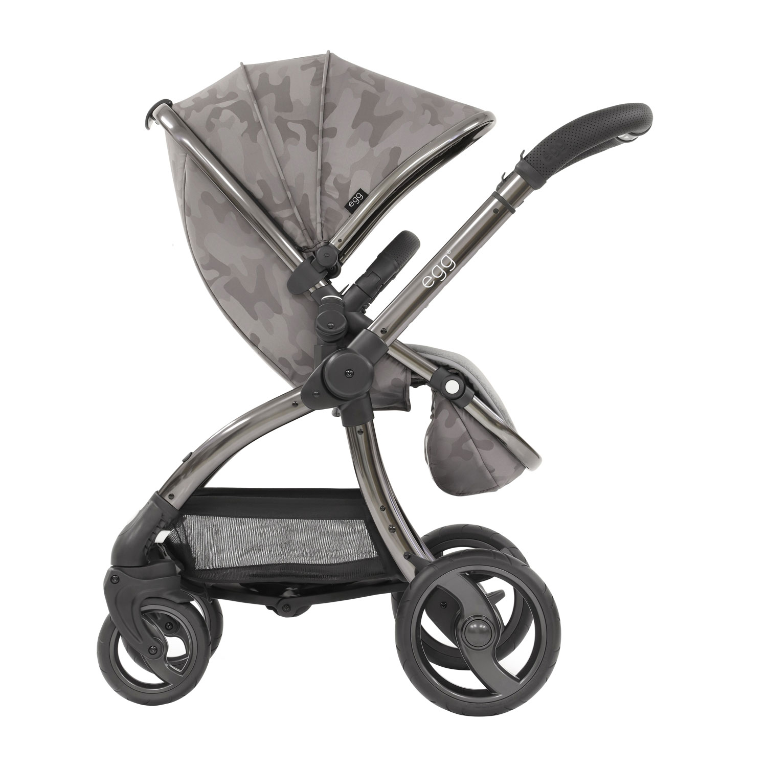 Коляска egg Stroller Camo Grey & Anodised Chassis прогулочная коляска egg egg stroller anthracite