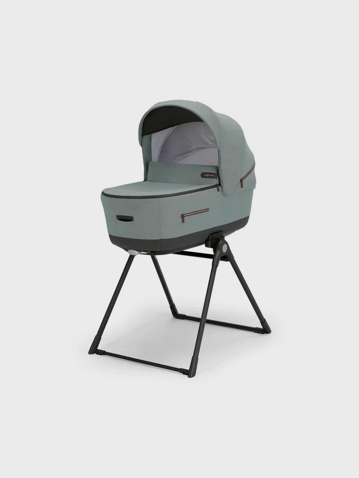 Коляска 3 в 1 i-Size Inglesina Aptica XT New с подставкой под люльку Standup, Igloo Grey Вид№6