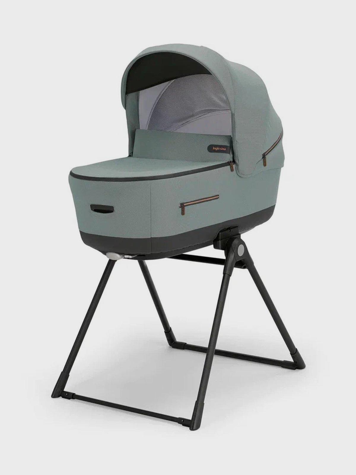 Коляска 3 в 1 i-Size Inglesina Aptica XT New с подставкой под люльку Standup, Igloo Grey Вид№8