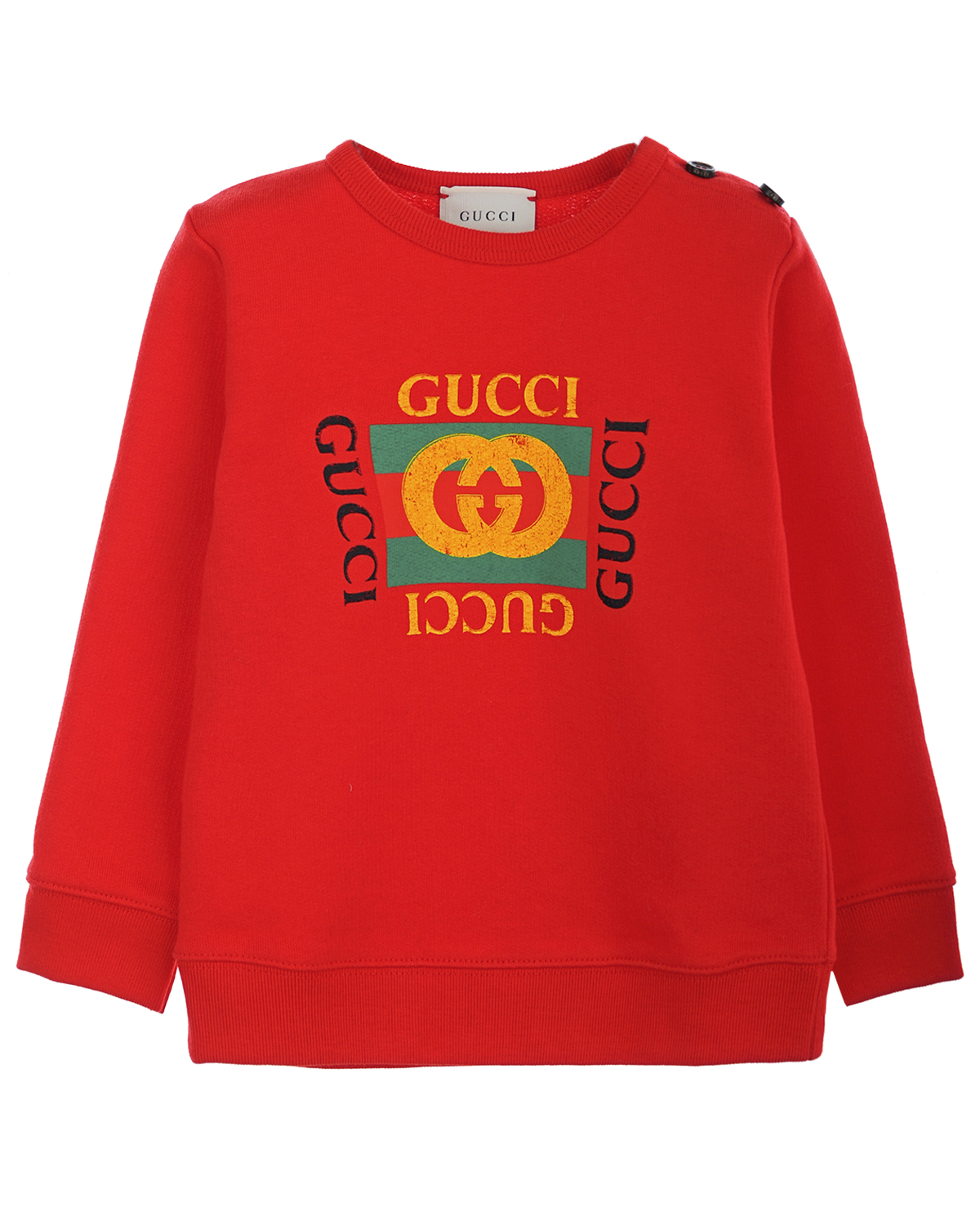 

Свитшот с застежкой на плече GUCCI