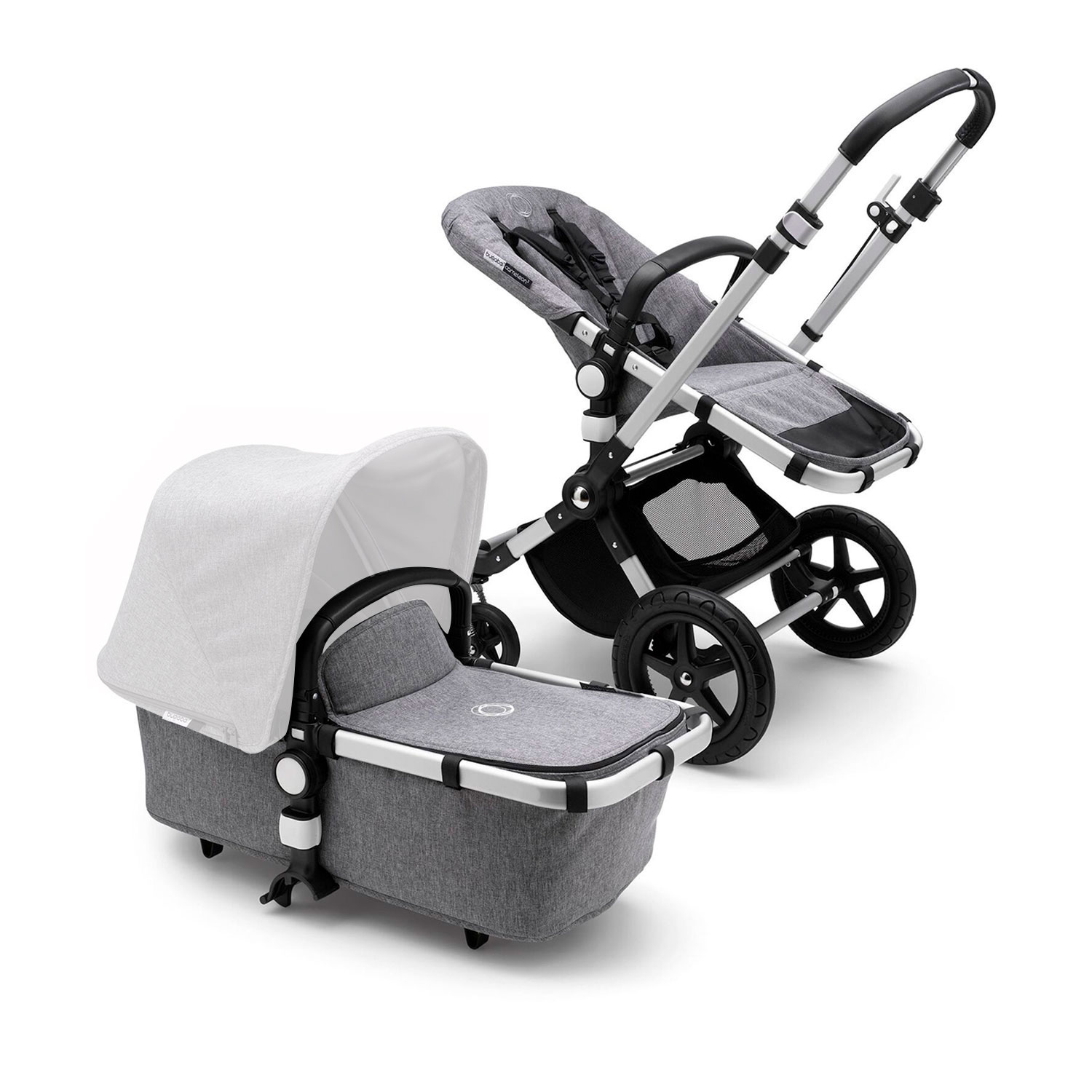 

Коляска 2 в 1 Cameleon3 Plus ALU/ GREY MELANGE Bugaboo