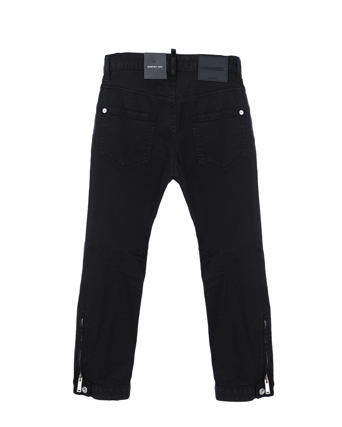 Черные джинсы Dsquared2 детские, размер 152, цвет черный - фото 2