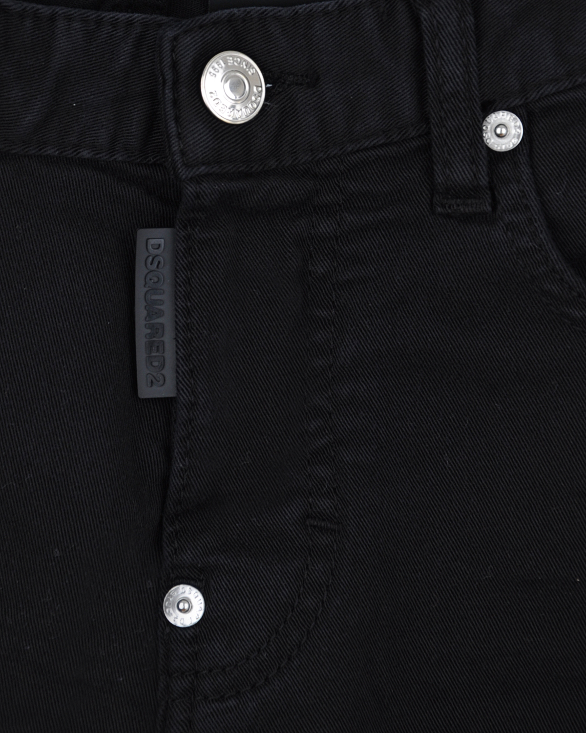 Черные джинсы Dsquared2 детские, размер 152, цвет черный - фото 3