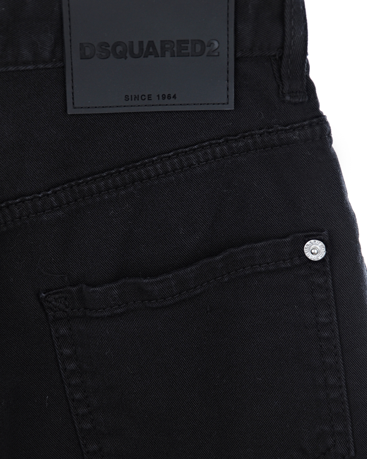 Черные джинсы Dsquared2 детские, размер 152, цвет черный - фото 5