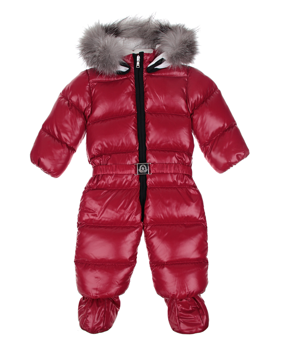 

Комбинезон с меховой отделкой Moncler детский