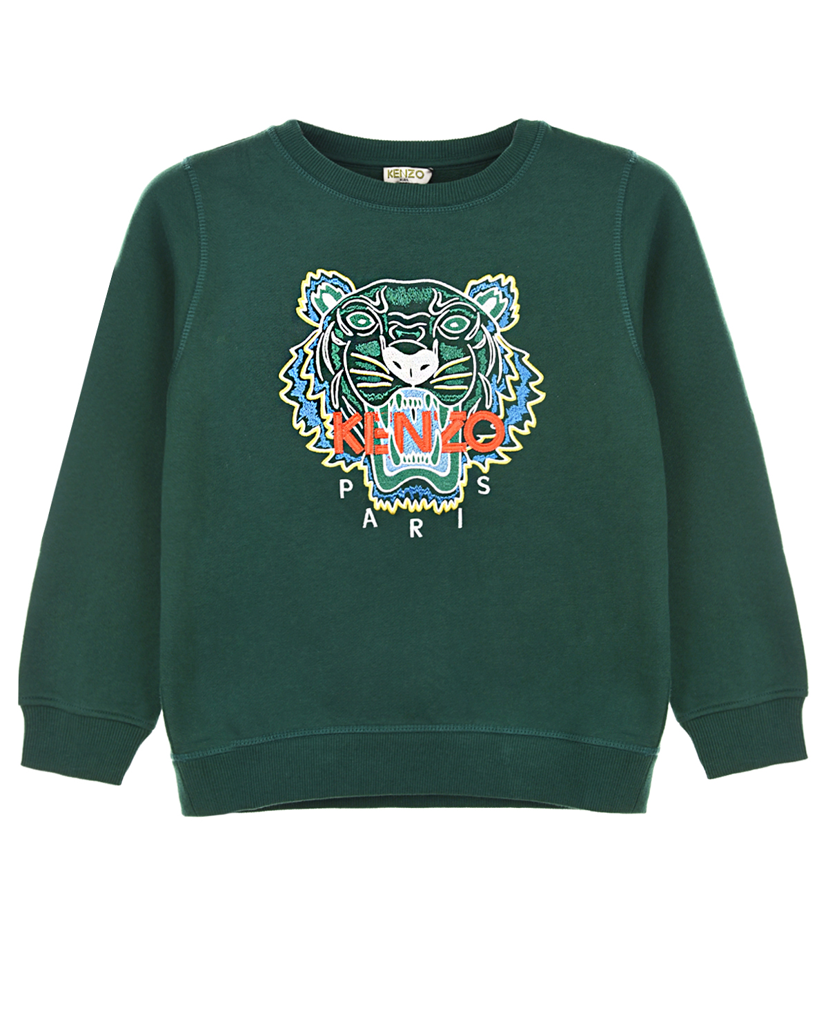 

Зеленый свитшот с логотипом KENZO детский