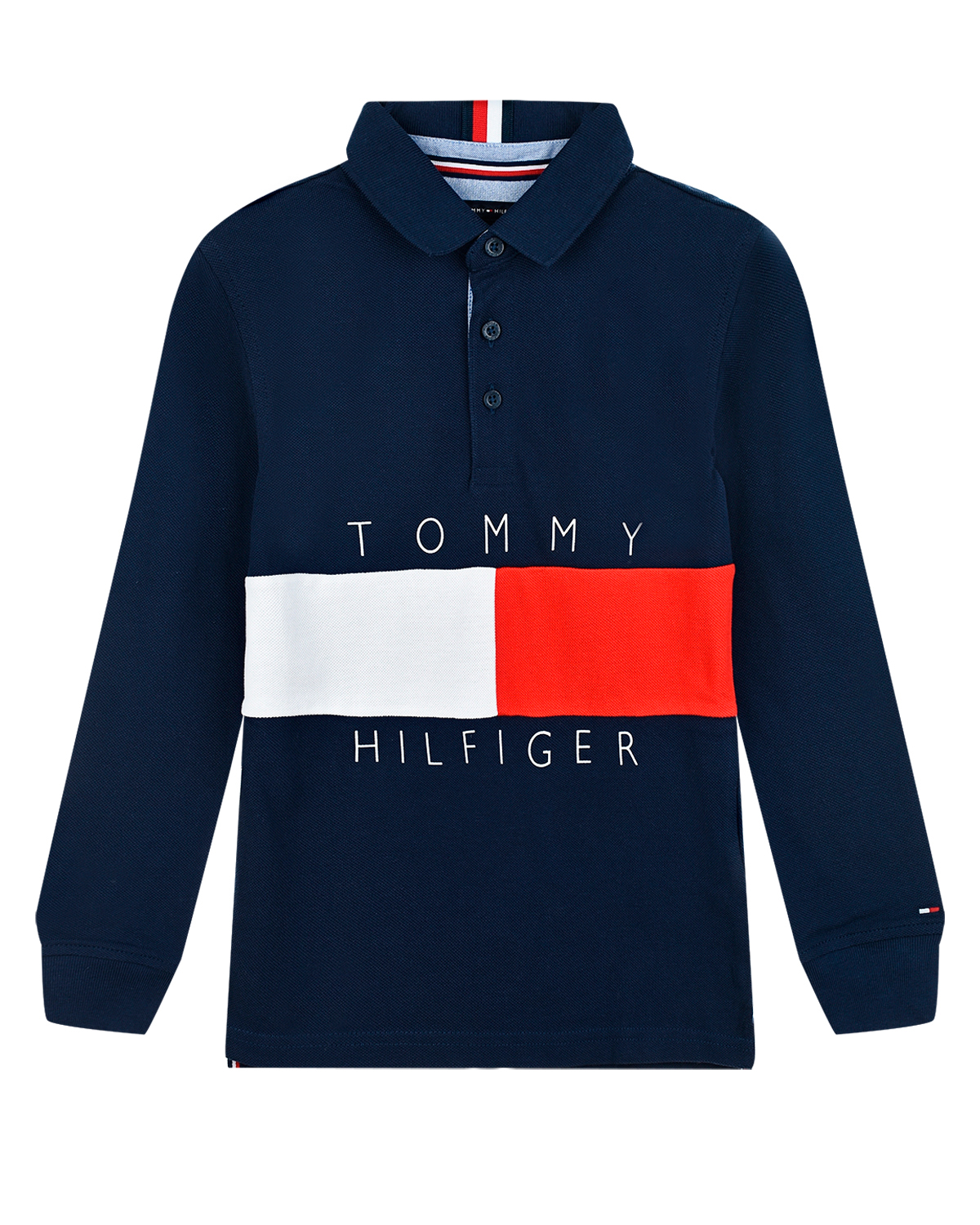 Толстовка-поло с логотипом Tommy Hilfiger детская - фото 1