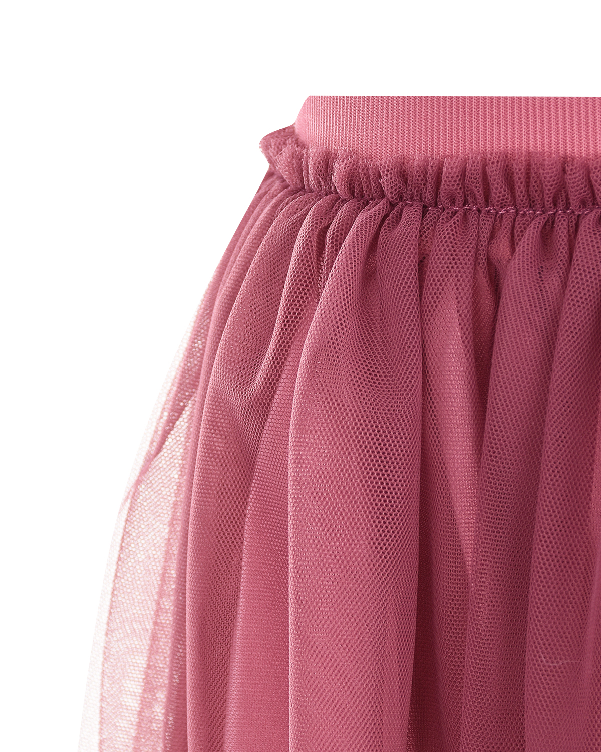 Розовая юбка из тюля IL Gufo детская - фото 3