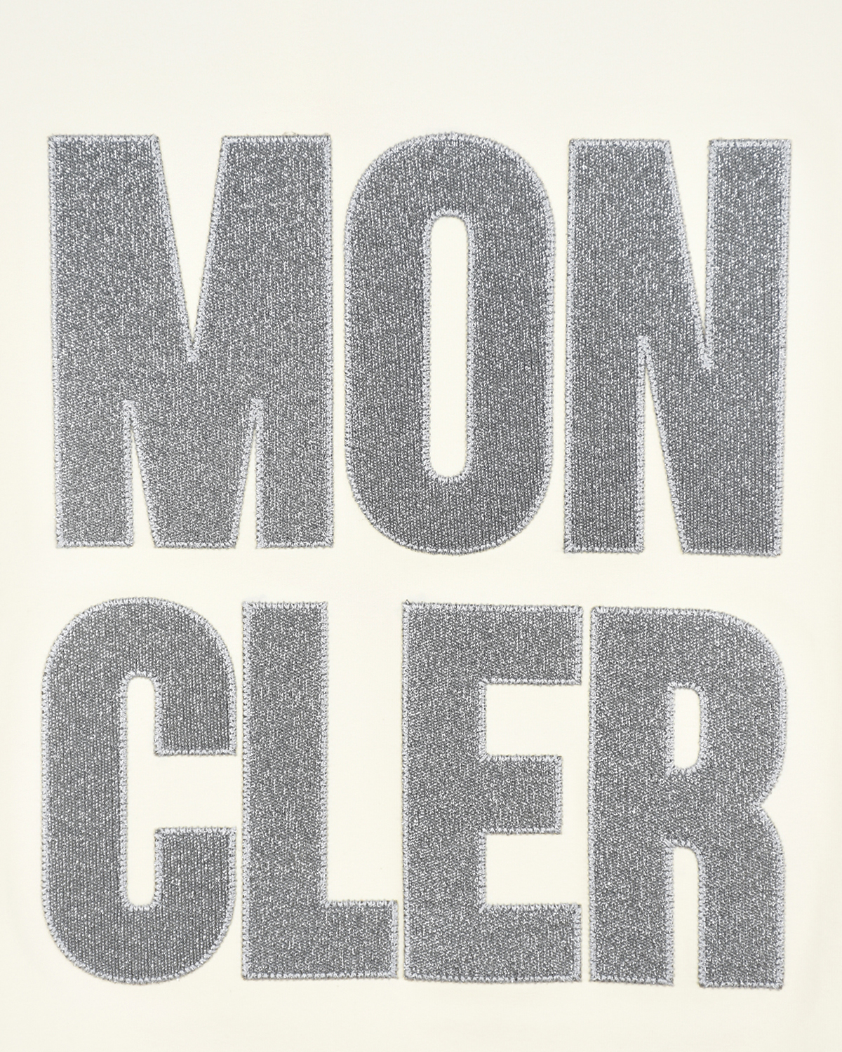 Белая толстовка с логотипом Moncler детская - фото 3