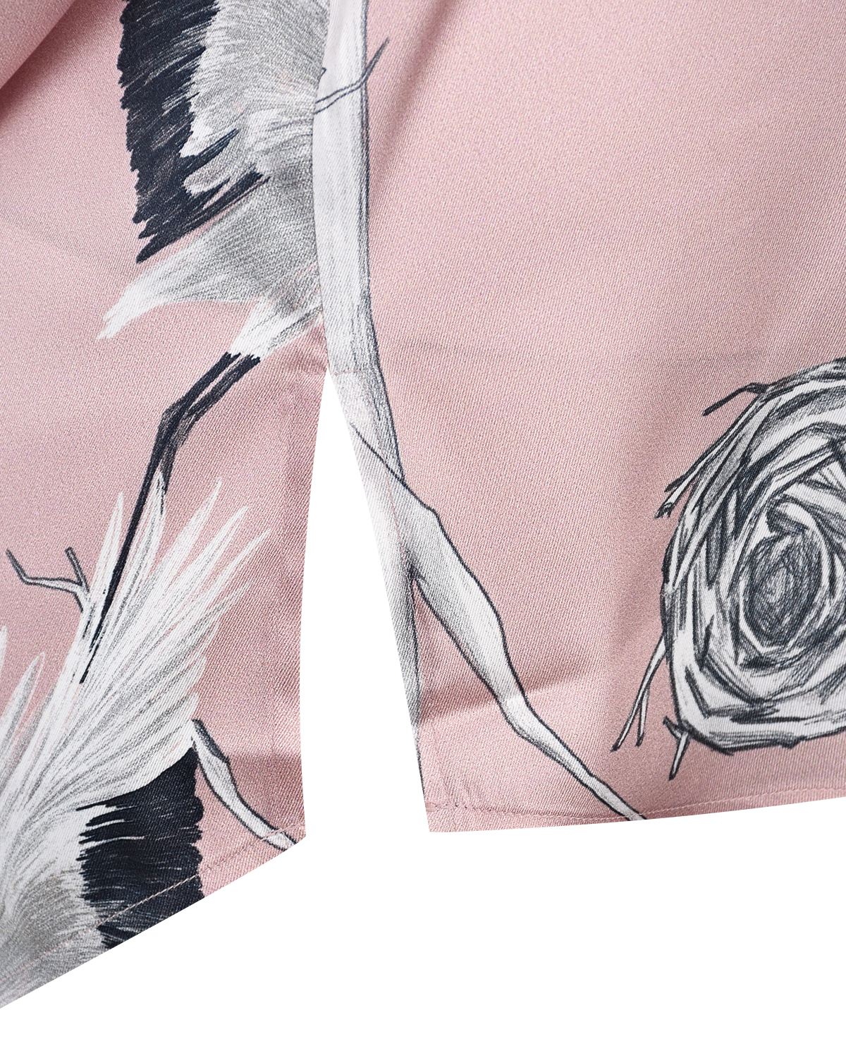 Блуза с принтом "аисты" Pietro Brunelli, размер 42, цвет розовый - фото 10