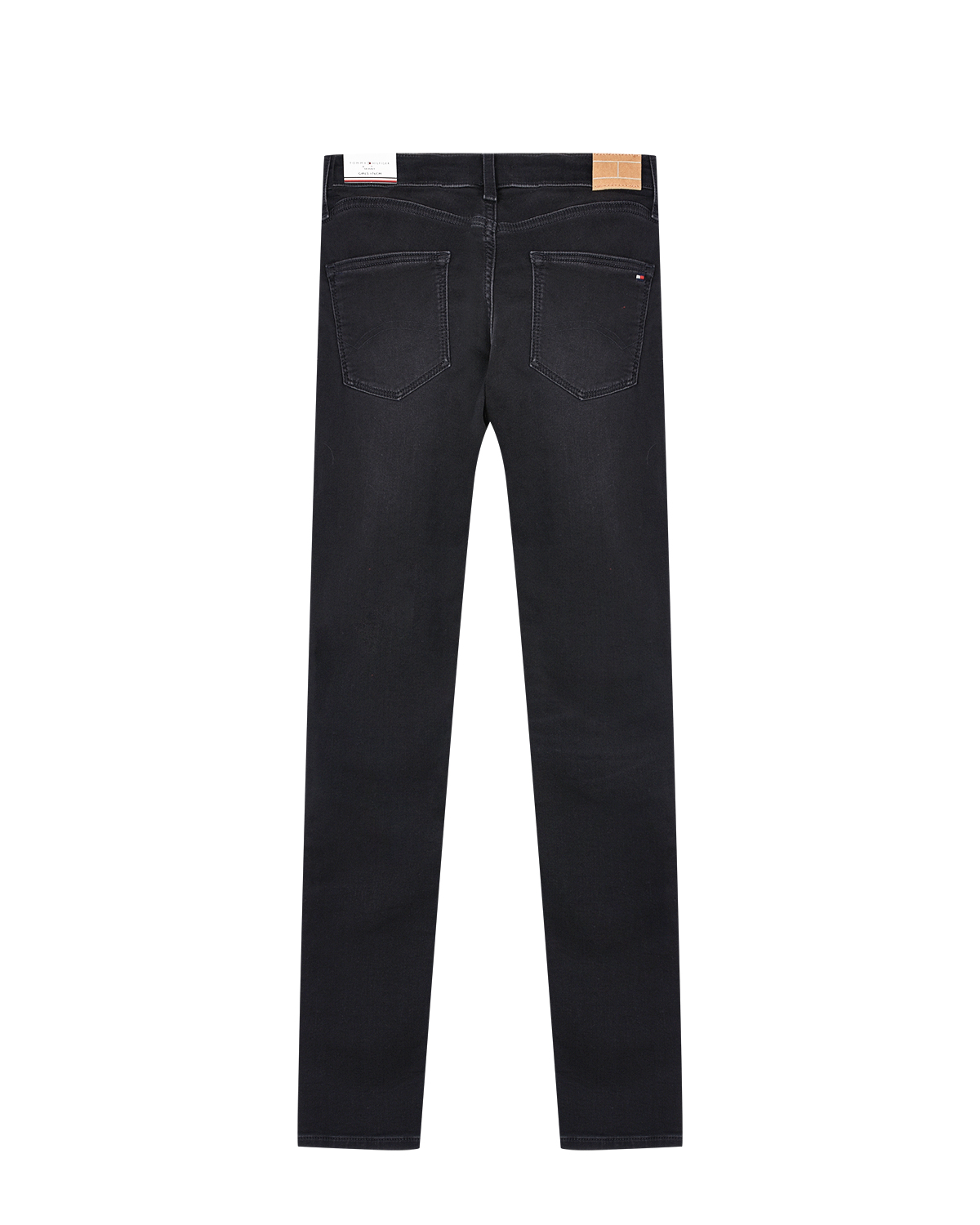 Темно-серые прямые джинсы Tommy Hilfiger детское, размер 176, цвет серый - фото 2