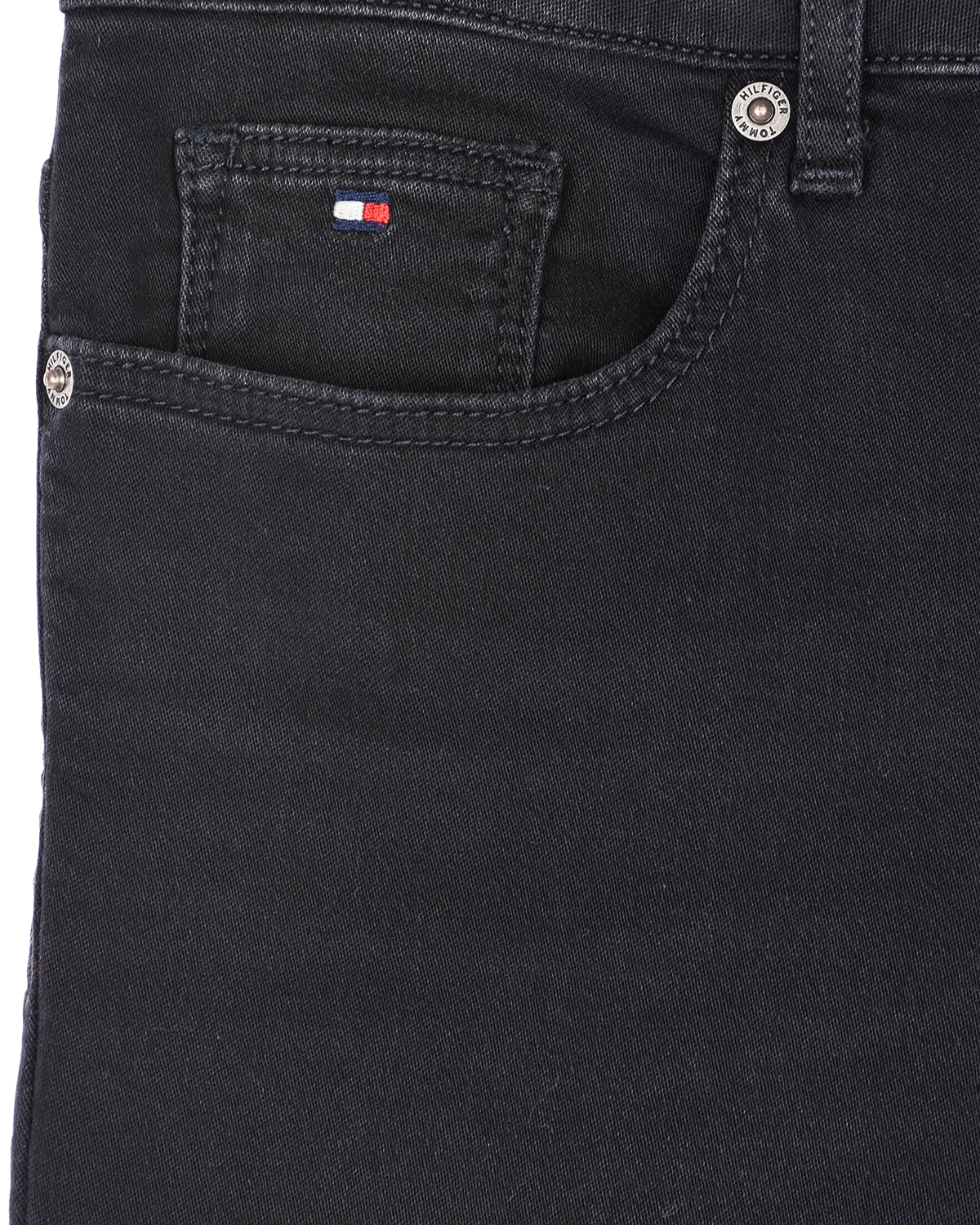 Темно-серые прямые джинсы Tommy Hilfiger детское, размер 176, цвет серый - фото 3